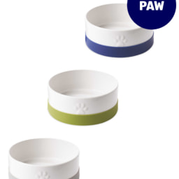 Ceramic Paw Pet Bowls