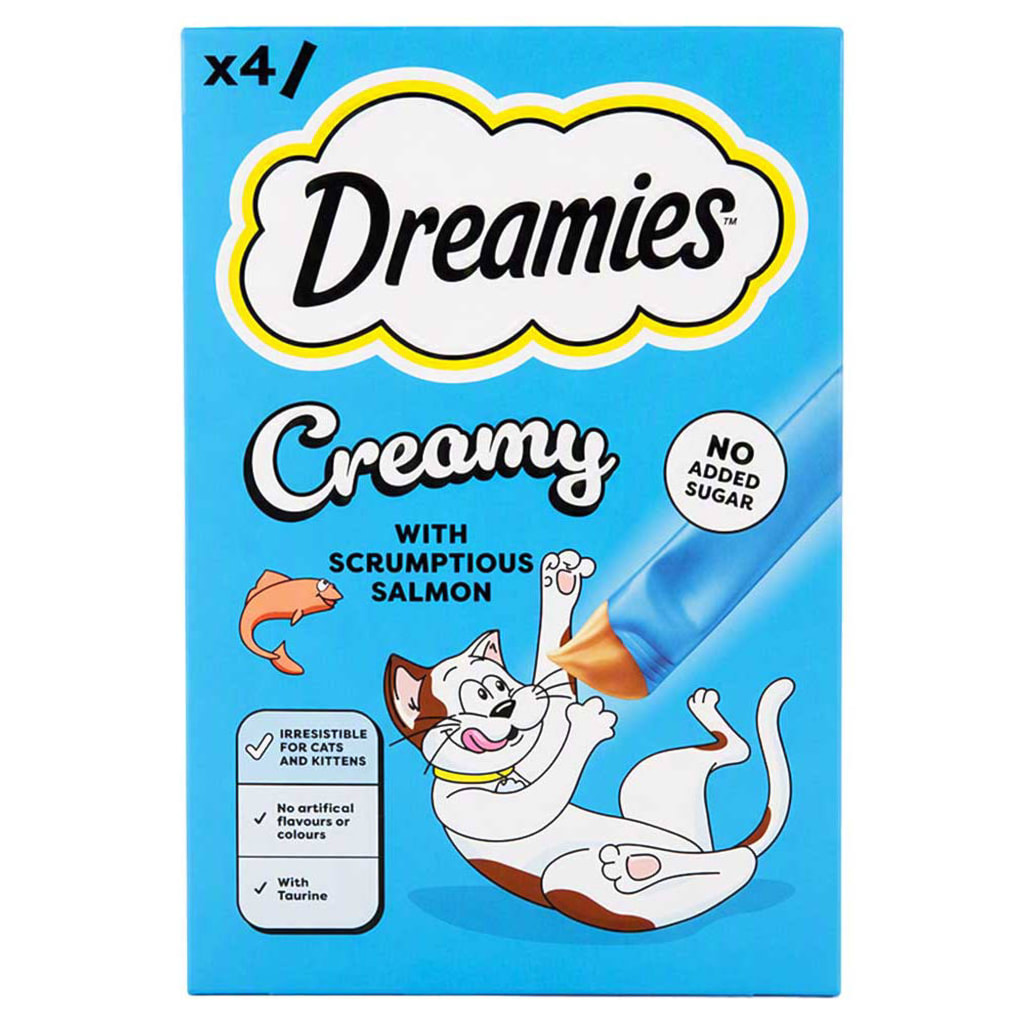 Creamies Cat Treats with Salmon
