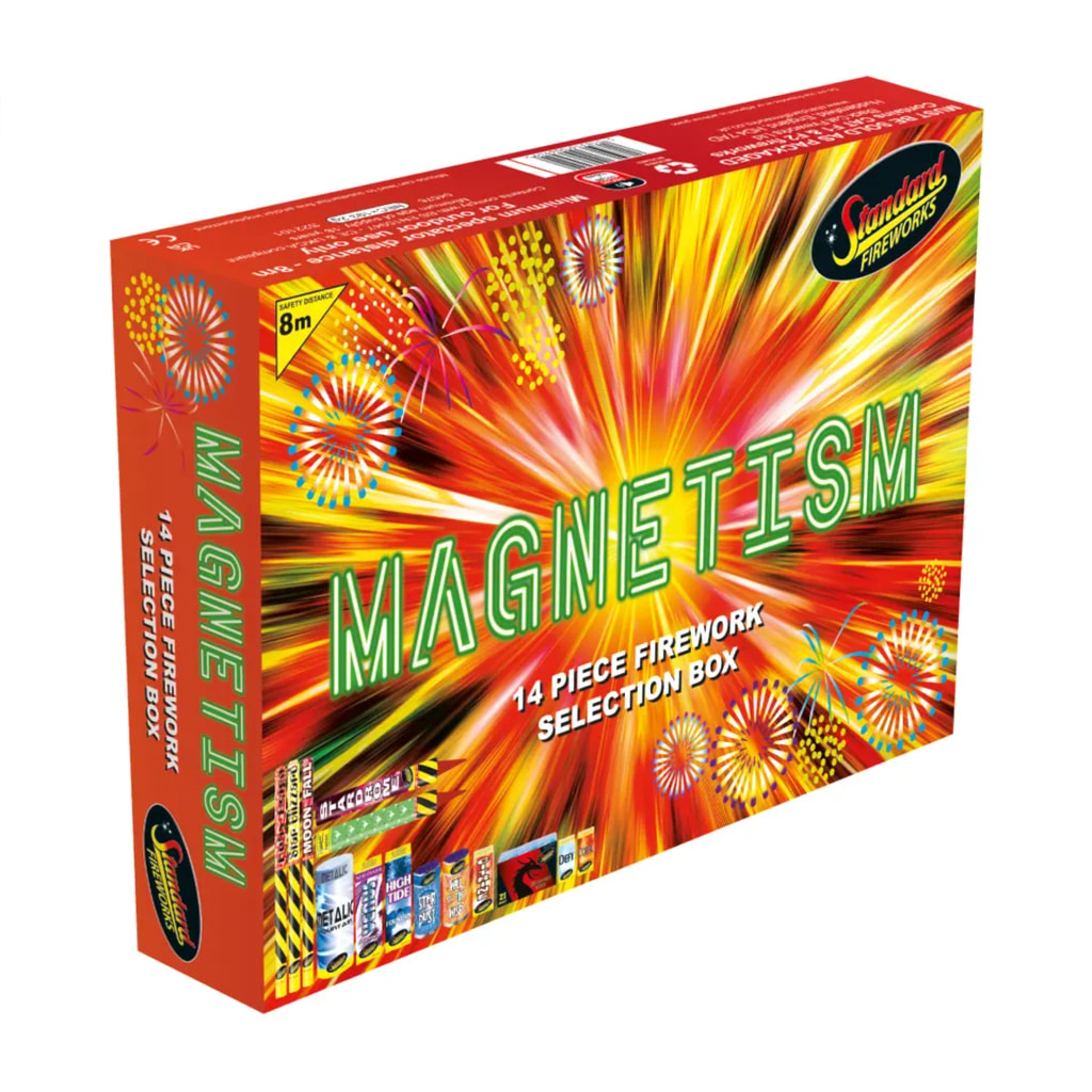 STANDARD FIREWORKS - Magnetism Selection Box - 14 Pieces