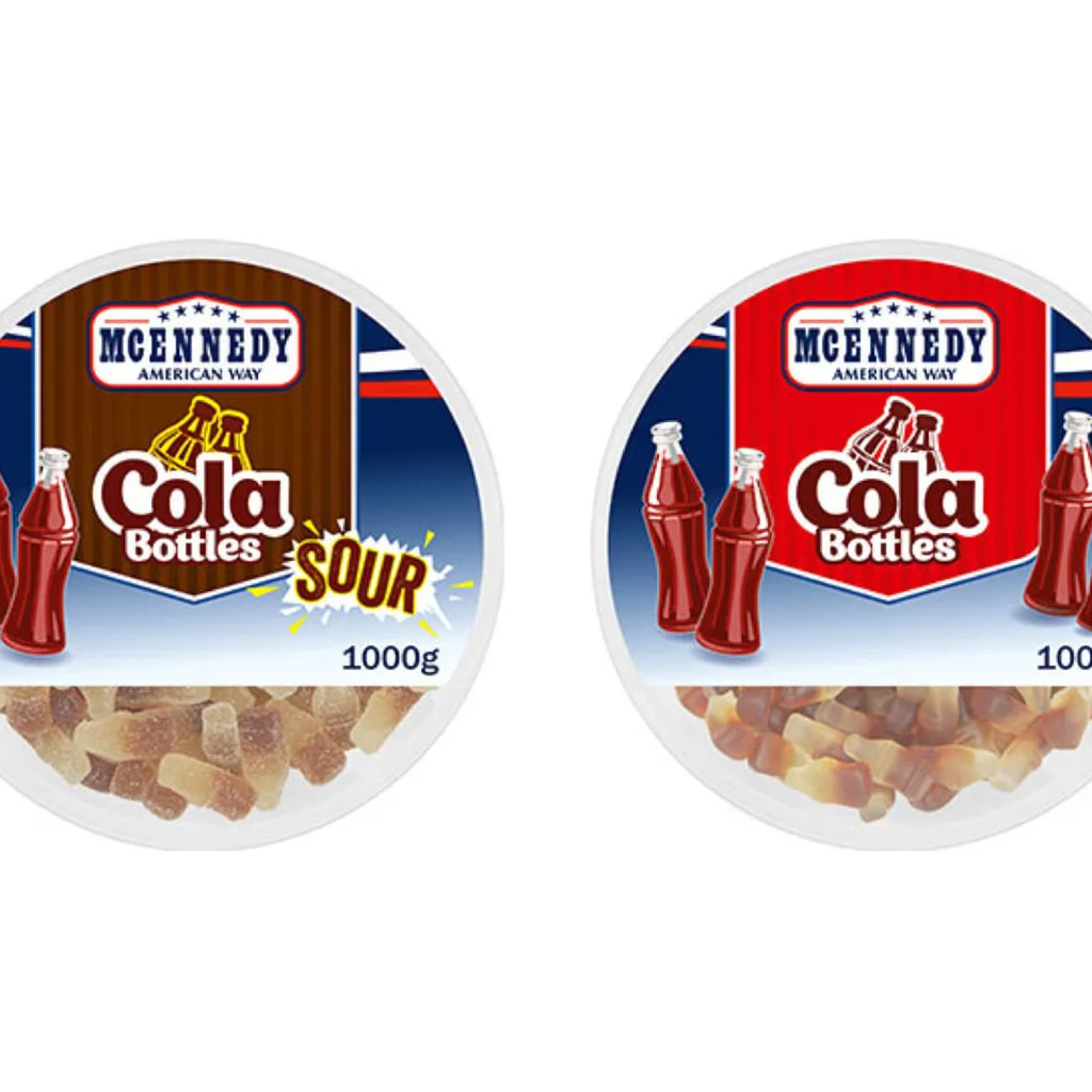 MCENNEDY - XXL Fruit Gummy Cola Bottles