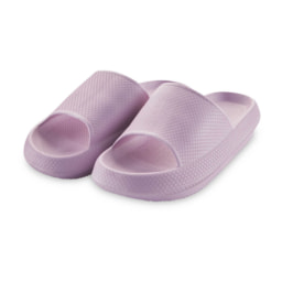 Ladies' Avenue Purple Chunky Sliders