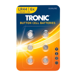 Tronic Button Cell Batteries - 6 pack