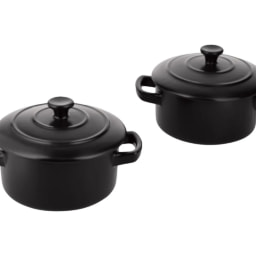 Black Mini Casserole Dishes - 2 Pack