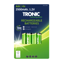 Tronic Rechargeable Batteries - 4 Pack