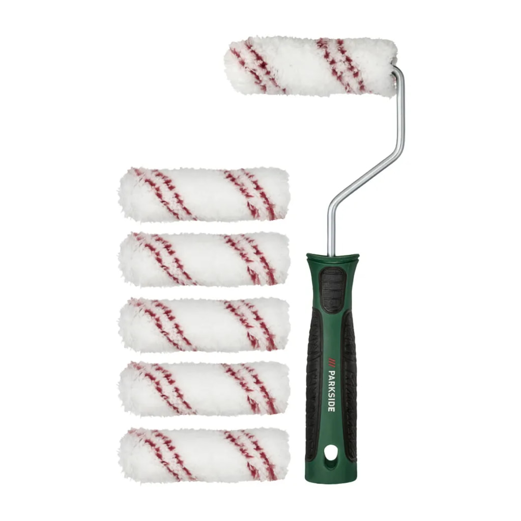 Polyester and Acrylic Paint Roller Set - 7 Pieces