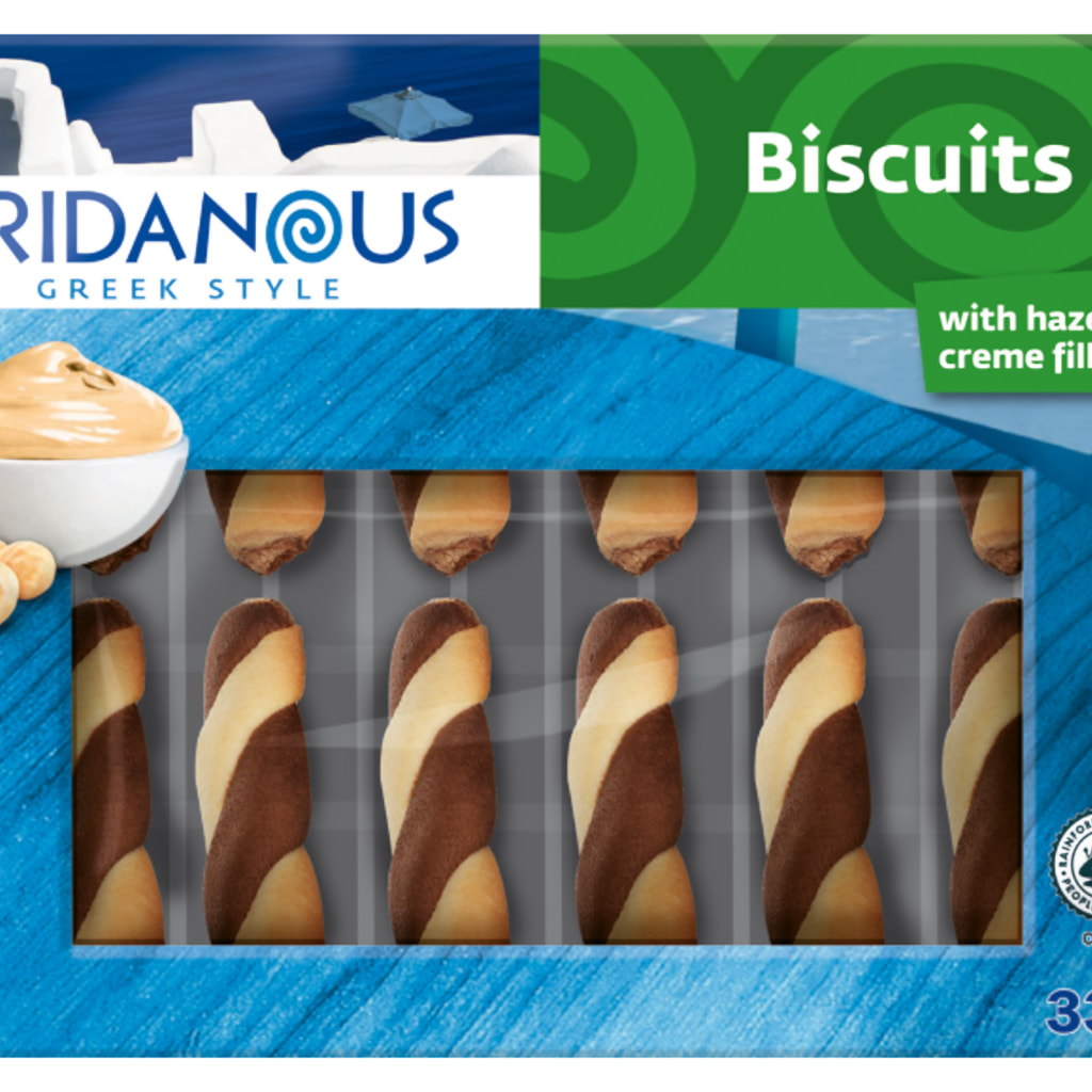 Greek Biscuits with Praline Filling