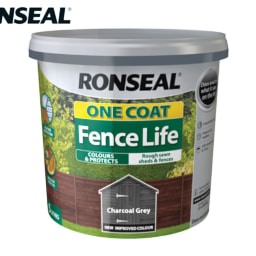 Ronseal One Coat Fence Life Wood Protection Paint - 5L
