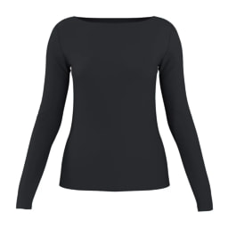 Ladies’ Black Long Sleeve Top