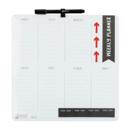 United Office Whiteboard Planner/Magnetic Sticky Notes