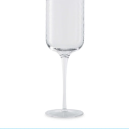 Clear Swirl Wine Glasses