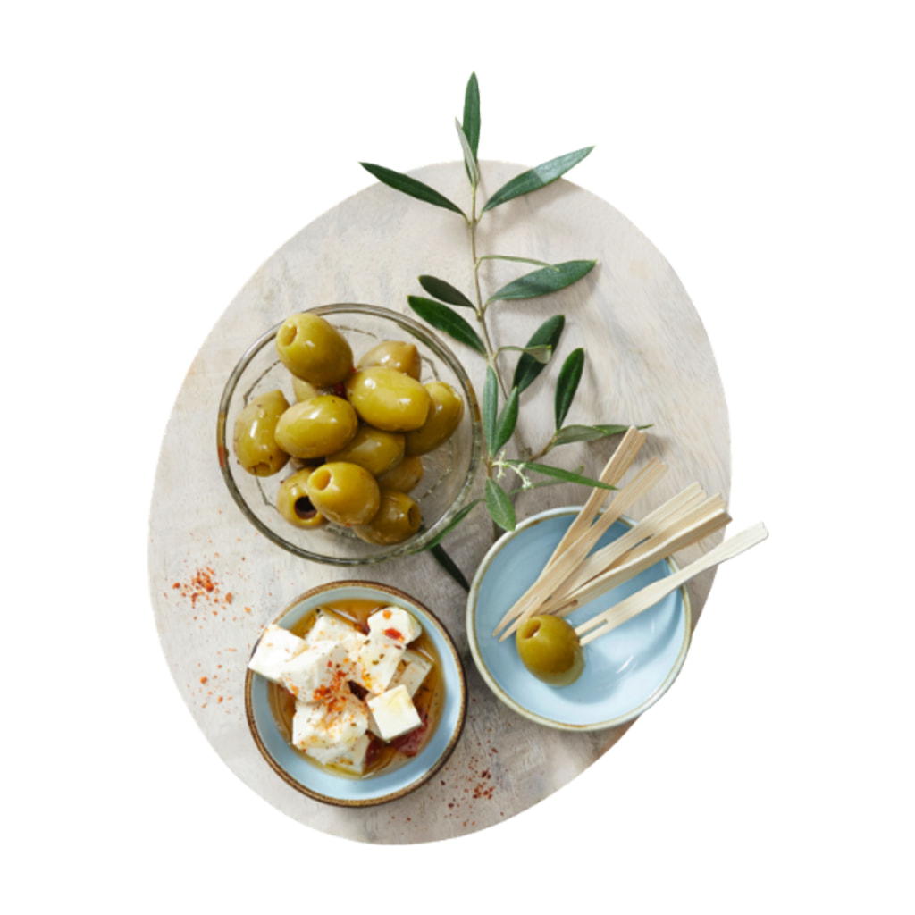 ERIDANOUS - Pitted Green Olives in Brine
