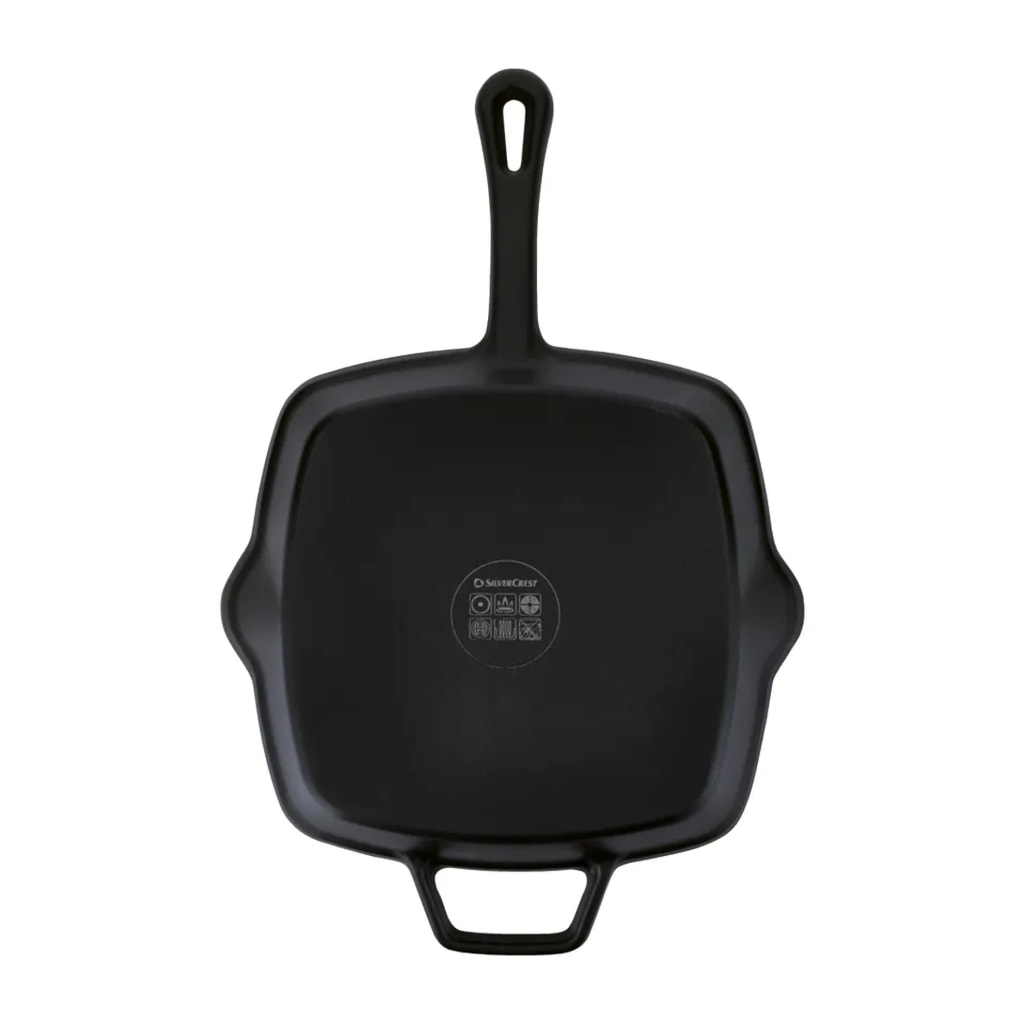 Cast Iron Griddle Pan - Black