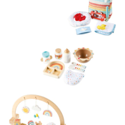 Wooden Doll Care Accessory Set