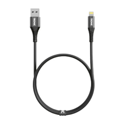 Black USB 2.0 Type-A to 8-Pin - Charging & Data Transfer Cable