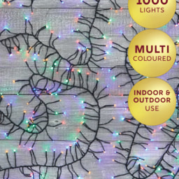 1000 Multicolour LED Cluster Lights