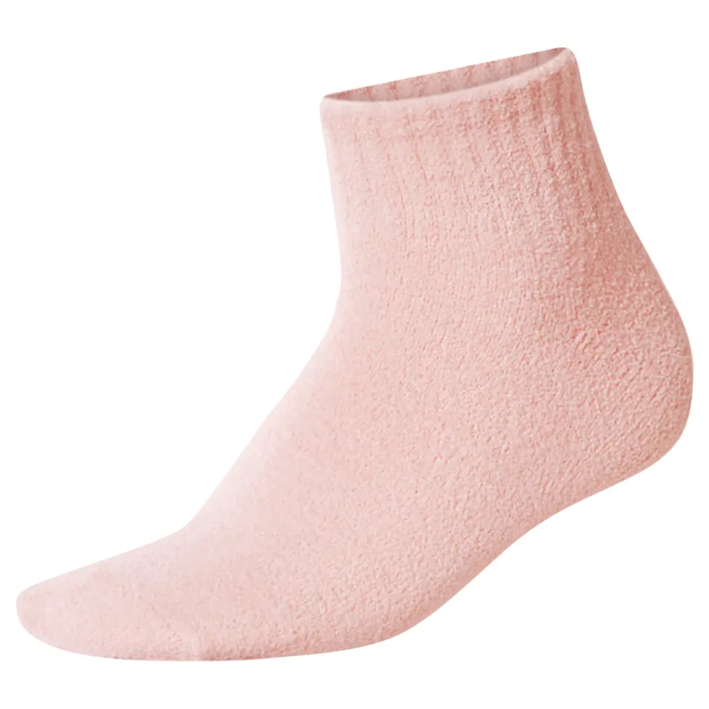 Ladies’ Pink & Purple Slipper Socks - 2 Pairs