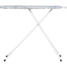 Ironing Board With Blue & White Striped Cover