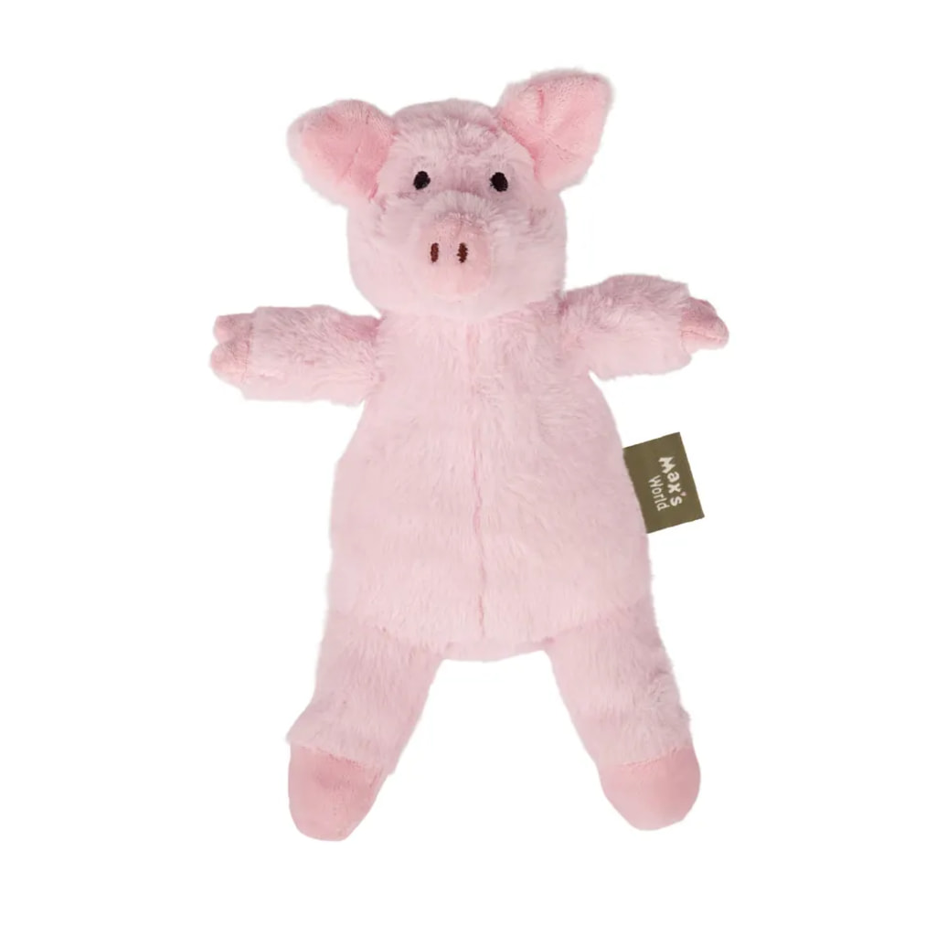 Plush Pig Dog Toy