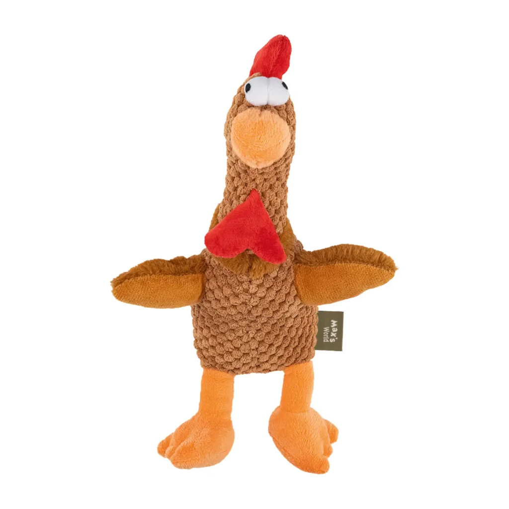 Plush Chicken Dog Toy