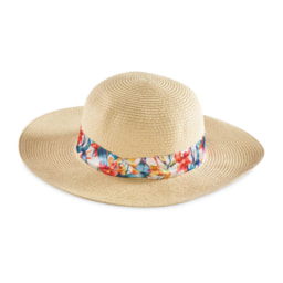 Adult's Tropical Ribbon Beach Hat