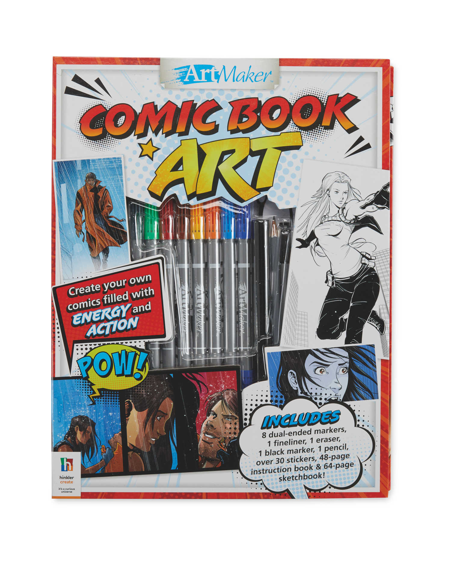 HINKLER ART MAKER COMIC ART BOOK PACK