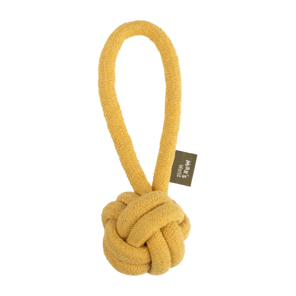 Yellow Dog Rope Toy