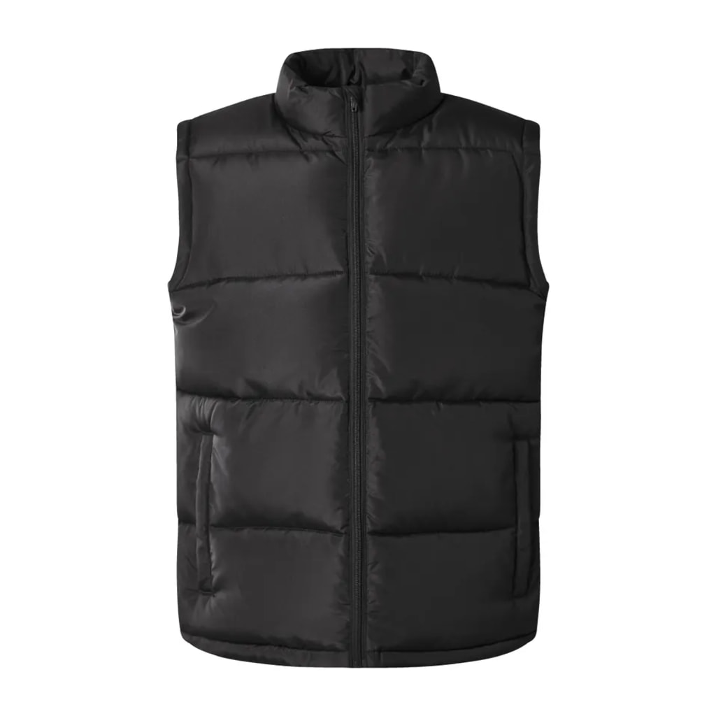 Men’s Black Padded Gilet