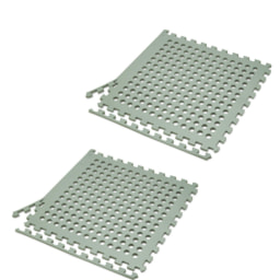 Green Mat with Holes 12 Pack