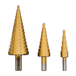 Step Drill Bits - Set of 3