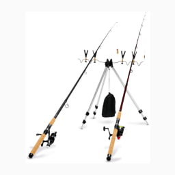 Crivit Fishing Net / Extendable Fishing Rod Rest