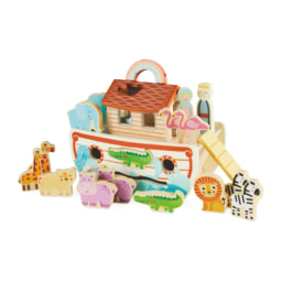 Noah's Ark Wooden Toy Set