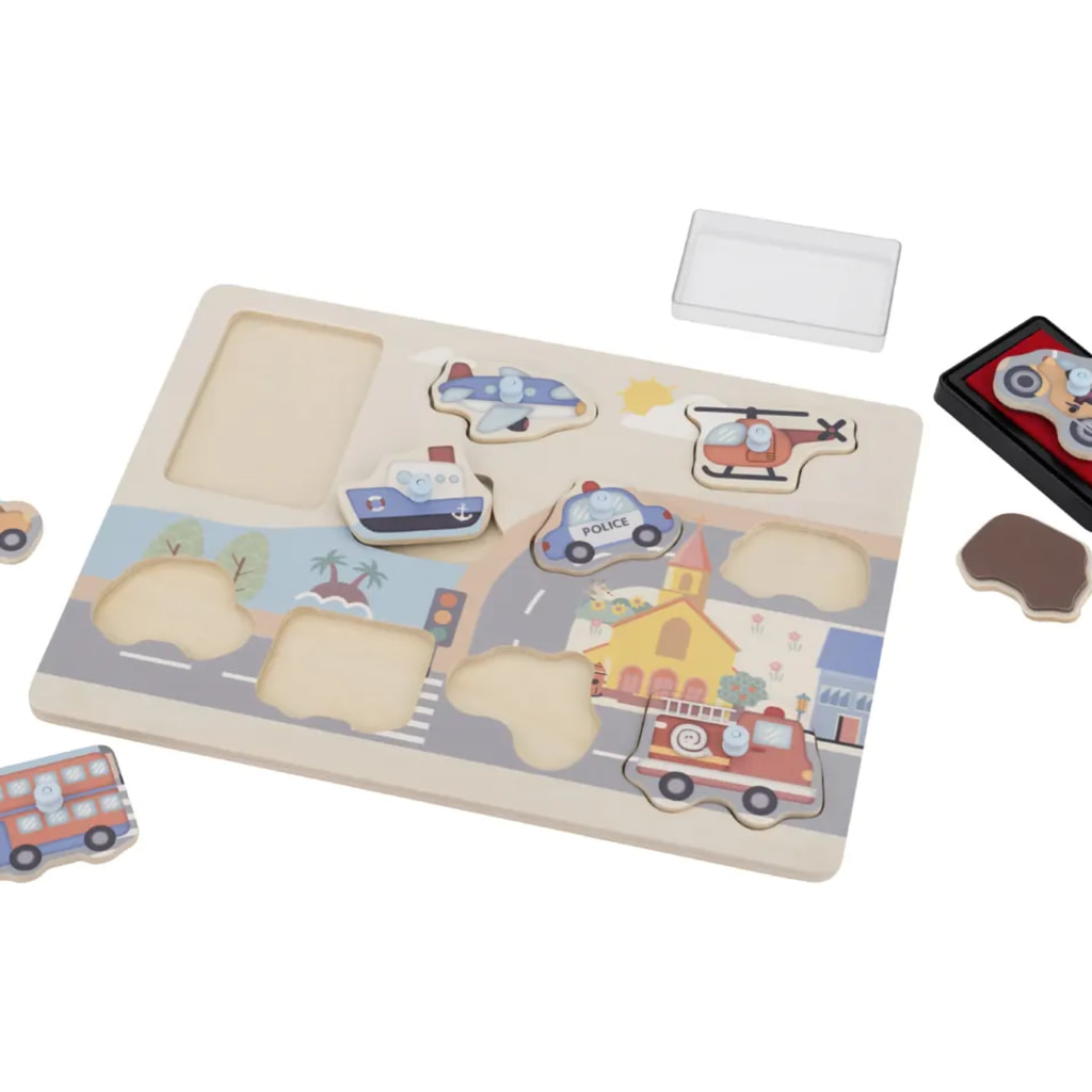 Stamp Puzzle - 11 Pieces