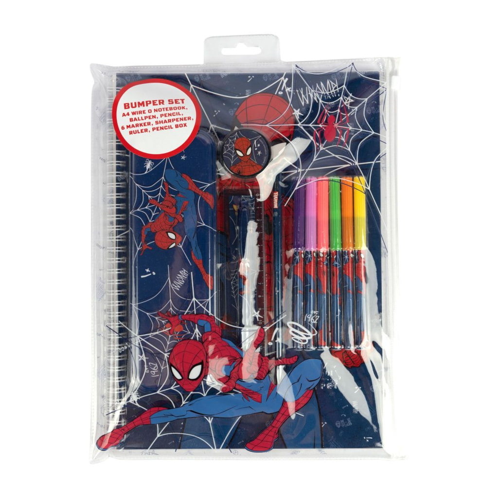 Spider Man Bumper Stationery Set