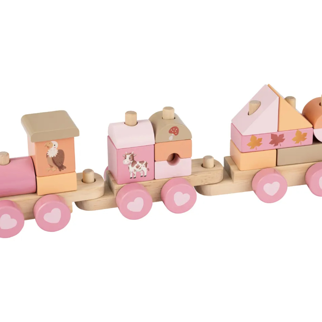 Pink Stacking Train