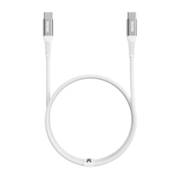 White USB 2.0 Type-C to Type-C - Charging & Data Transfer Cable