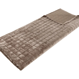 Brown Velour Bedspread