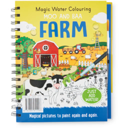 Farm Magic Water Colouring Book