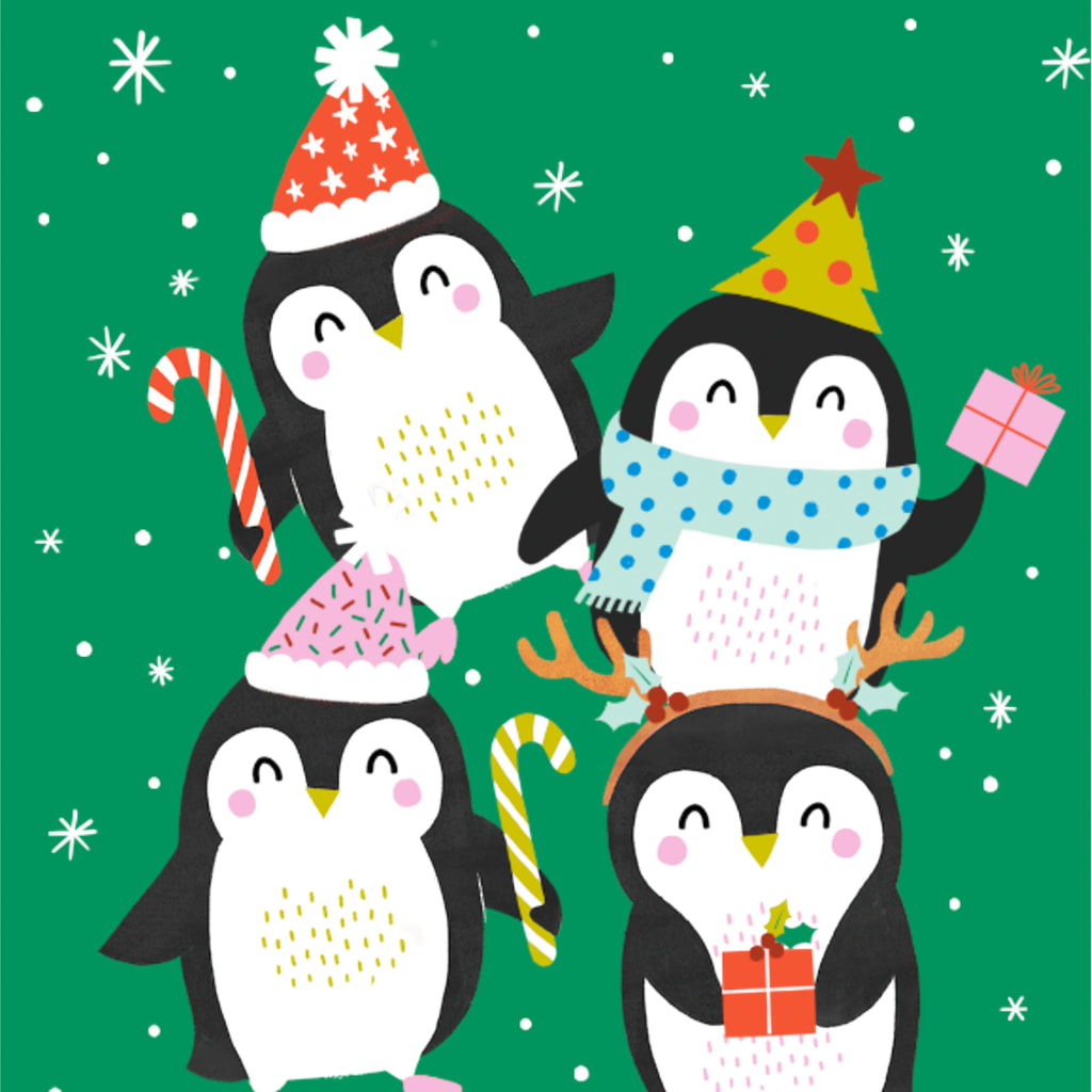 NSPCC Mini Christmas Cards - 30 Pack