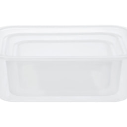 Rectangular Food Storage Container Set - 3 Pieces
