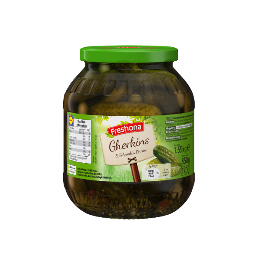 Freshona - XXL Gherkins & Silverskin Onions