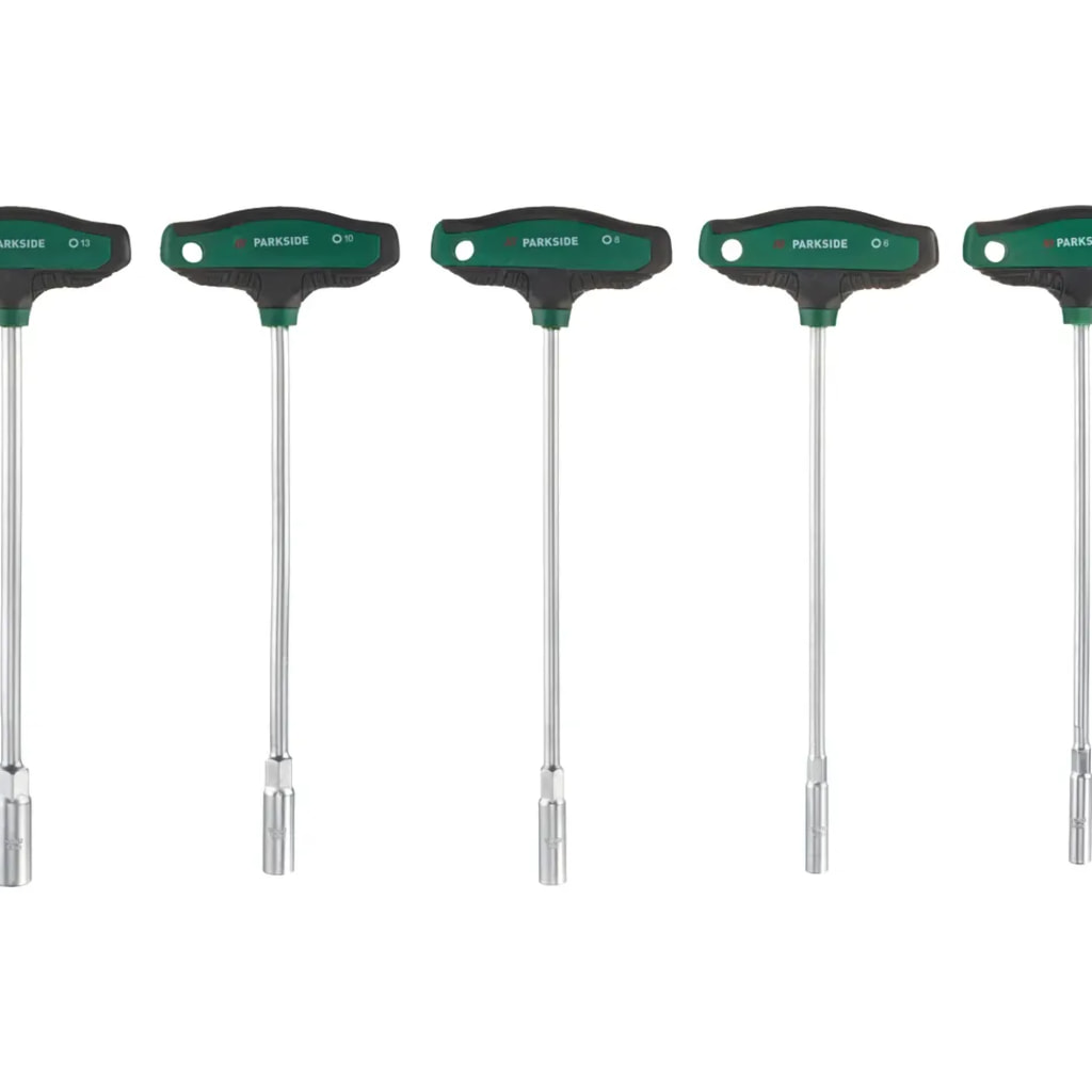 T-Handle Socket Wrench Set - 5 Pieces