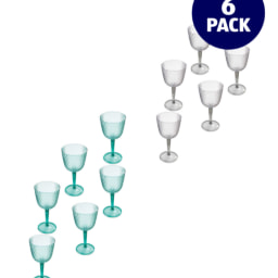 Plastic Wine Glass 6 Pack