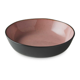 Pink Reactive Glaze Bowl