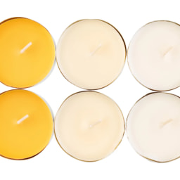 Large Vanilla Scented Tealights - 6 Pack
