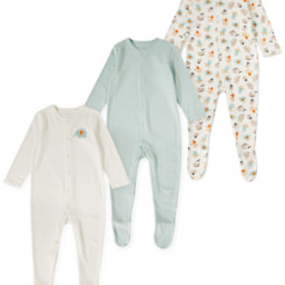 Explore Baby Sleepsuits 3 Pack