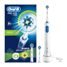 Oral-B Pro 570 Electric Toothbrush & 2 Toothbrush Heads