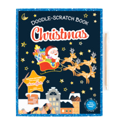 Kids’ Christmas Scratch Art Book