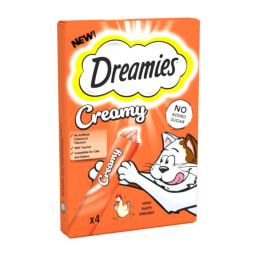 Dreamies Creamy Cat Treats with Chicken