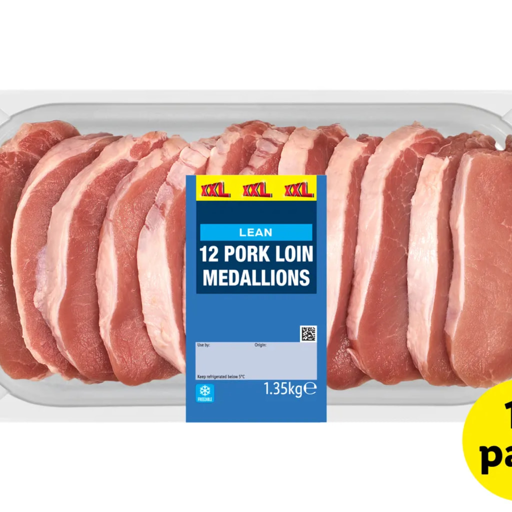 XXL 12 Pork Loin Medallions