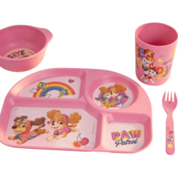 Kids’ PAW Patrol Pink Tableware Set - 5 Pieces